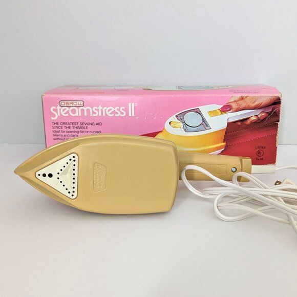 Vintage Osrow Steamstress II Sewing Steam Iron / Travel Iron Model SB-75 - Picture 4 of 11